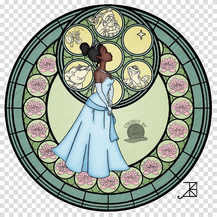 Ariel Stained glass Window Disney Princess The Walt Disney Company, watercolor stain transparent background PNG clipart