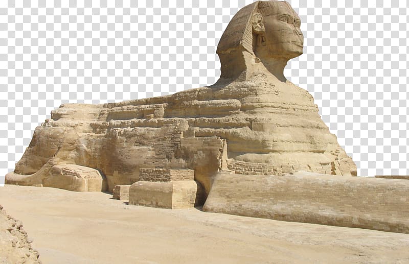 Great Sphinx of Giza Great Pyramid of Giza Cairo Ancient Egypt Old Kingdom of Egypt, Egypt transparent background PNG clipart