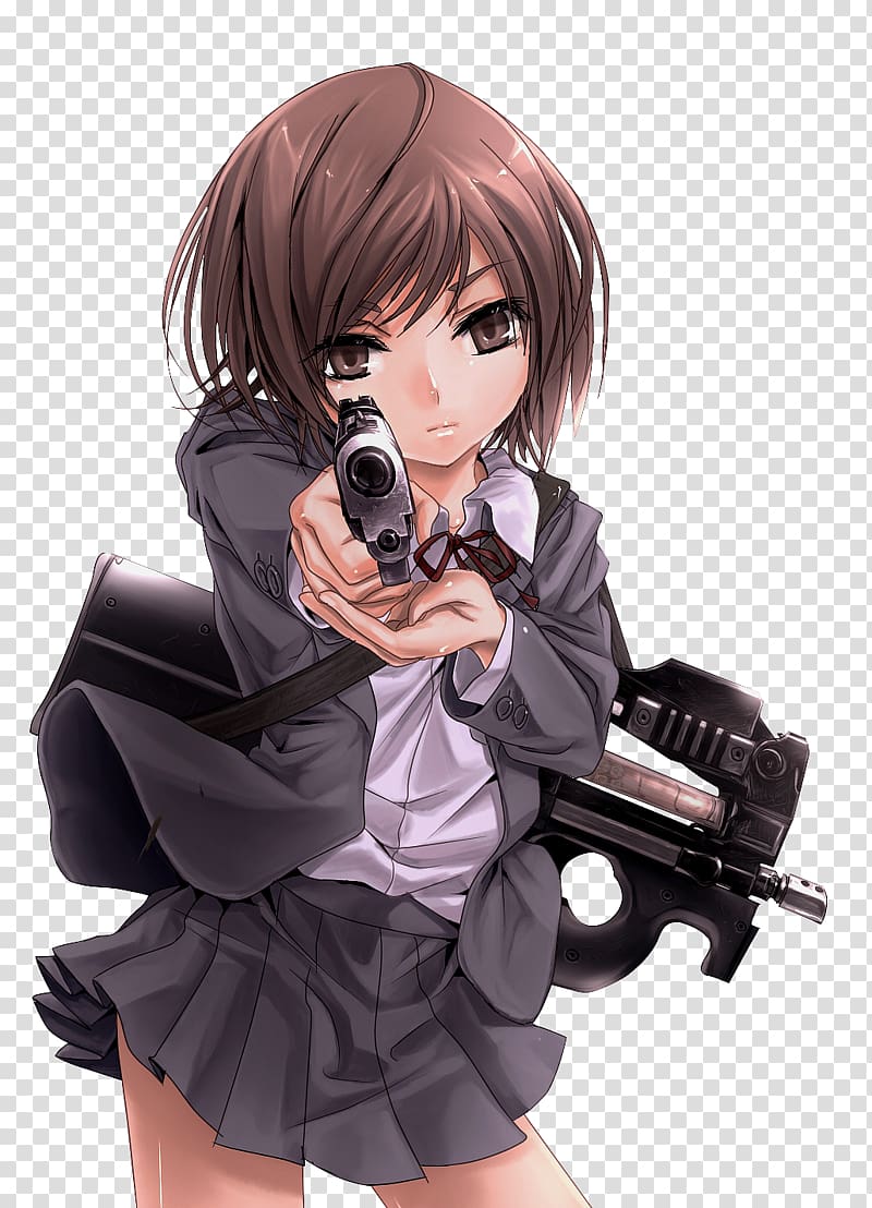 Gunslinger Girl Anime Drawing Barrett M82, amour doce transparent background PNG clipart