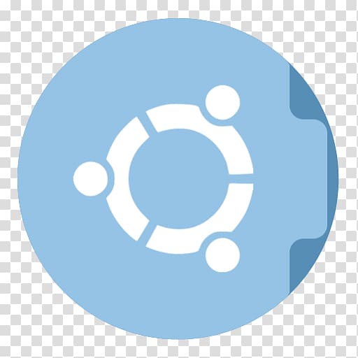 round white logo, blue logo, Folder Ubuntu transparent background PNG clipart