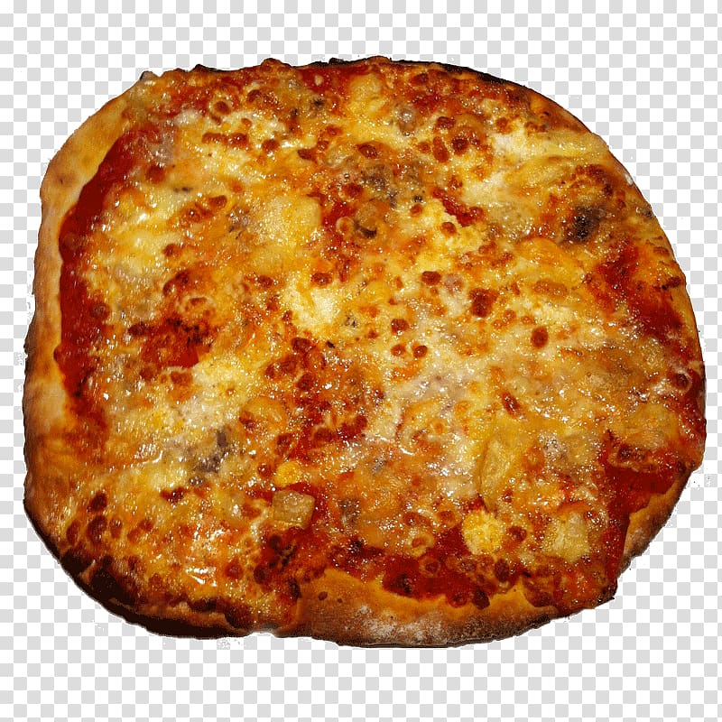 Sicilian pizza Tarte flambée Zwiebelkuchen Junk food, pizza transparent background PNG clipart