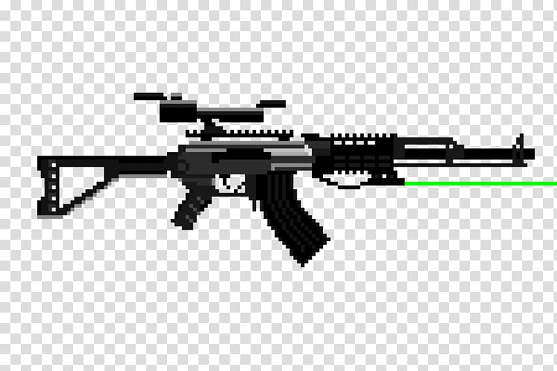 Firearm Assault rifle Sniper rifle Weapon Pixel art, Resident Evil Apocalypse transparent background PNG clipart