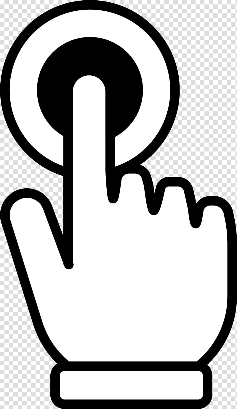 hand cursor icon transparent background