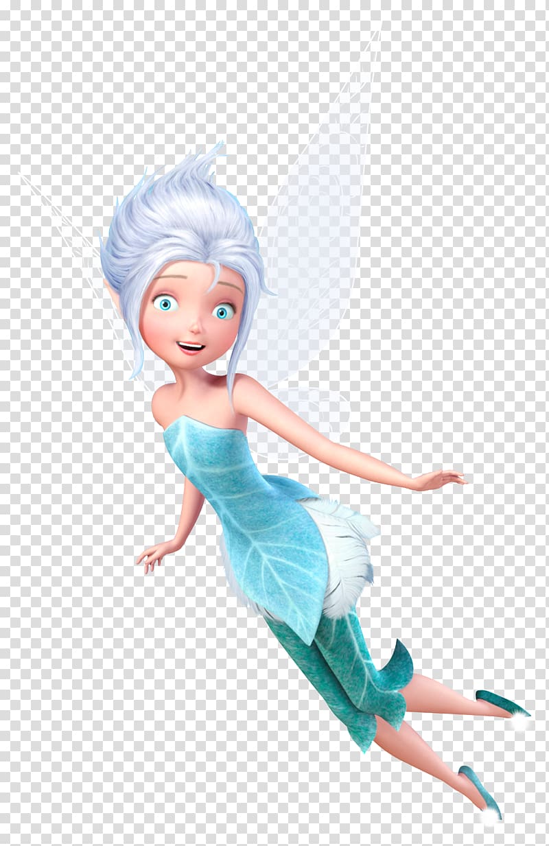 Tinker Bell and the Pirate Fairy Disney Fairies Silvermist, Periwinkle Frost Fairy , girl wearing blue dress with wings illustration transparent background PNG clipart