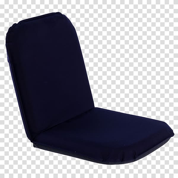 Chair Car seat Cushion Cobalt blue, chair transparent background PNG clipart