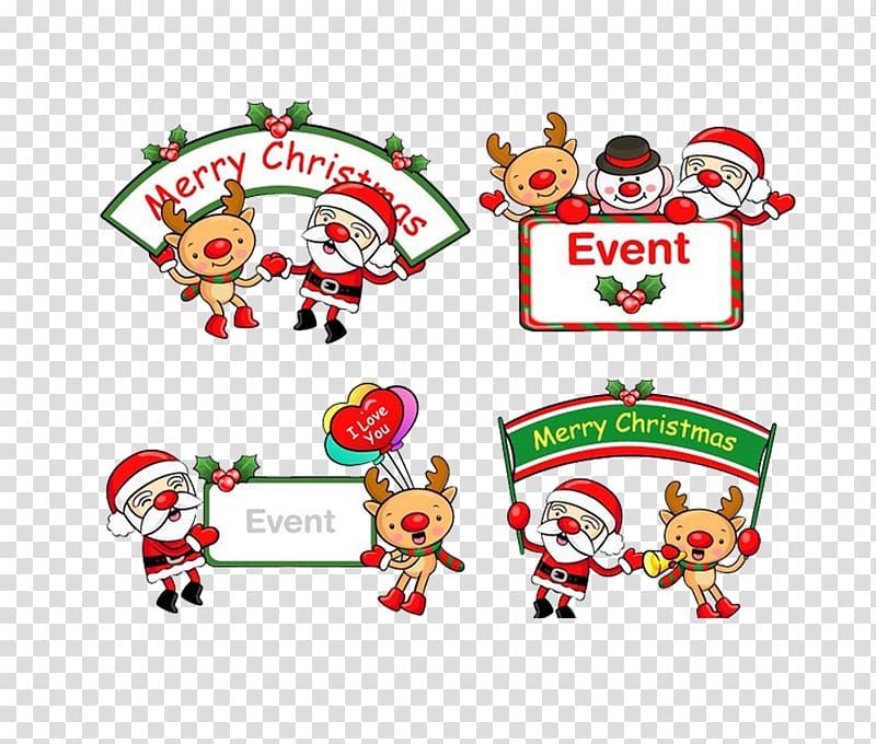 The Christmas Box Santa Claus Nativity of Jesus New Year, Christmas banner transparent background PNG clipart