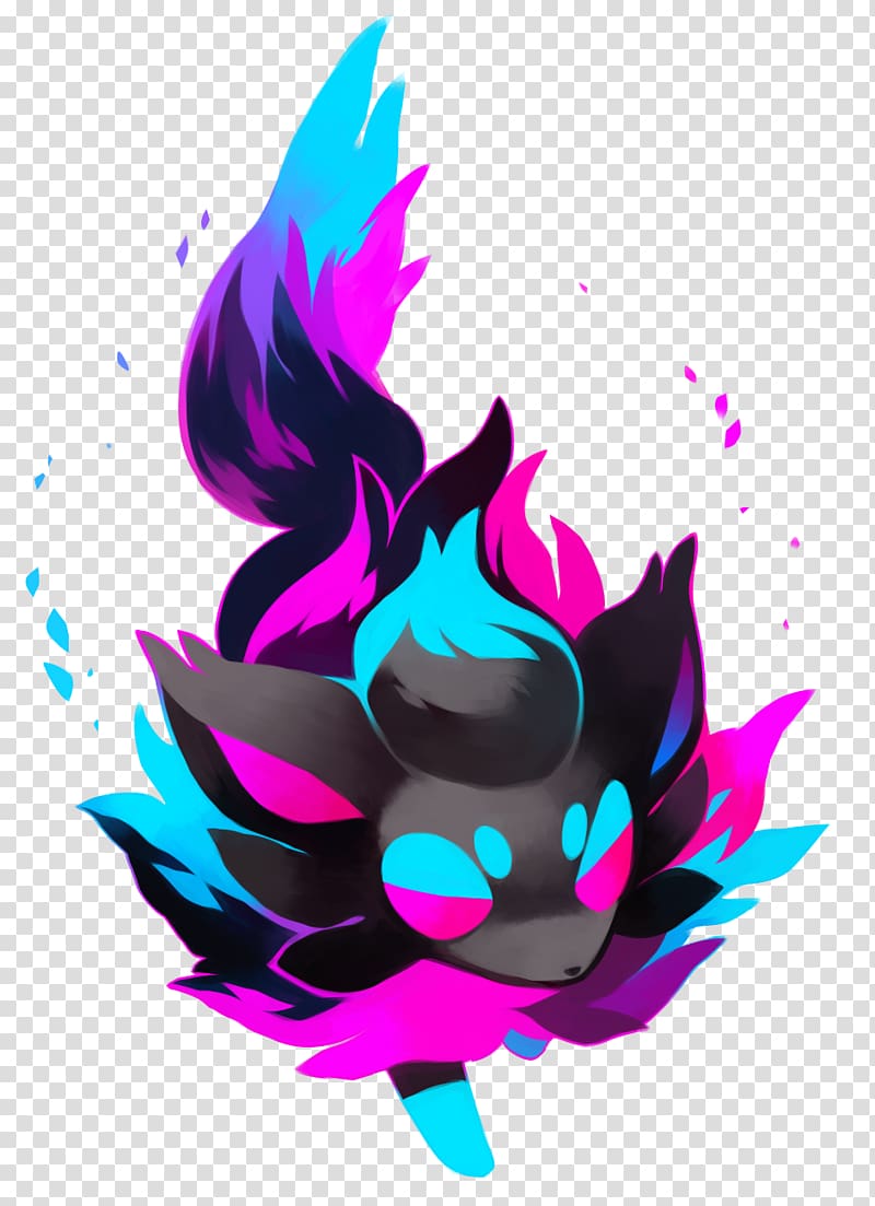 Zorua Pokémon Zoroark Ash Ketchum , shiny zorua transparent background PNG clipart