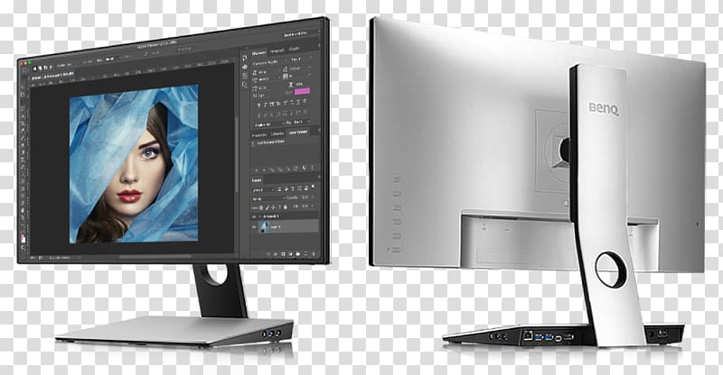 BenQ Designer PD2710QC Computer Monitors 1440p MacBook Pro, macbook transparent background PNG clipart