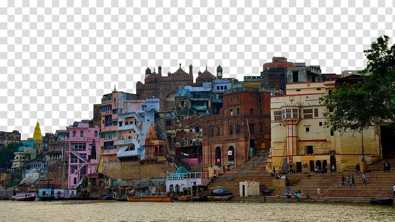 Varanasi Landscape Tourism City, Indian holy city of Varanasi View Triple transparent background PNG clipart