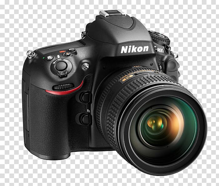 black Nikon DSLR camera, Nikon D800 Nikon D600 Camera Digital SLR, camera transparent background PNG clipart