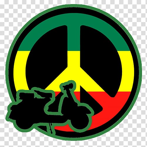 Peace symbols Love Sticker, reggae transparent background PNG clipart