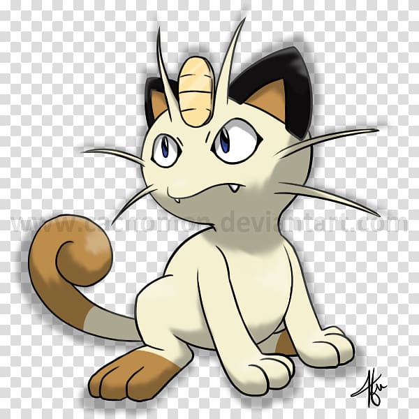 Whiskers Cat Meowth Pokémon Sun and Moon Pikachu, Cat transparent background PNG clipart