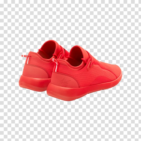 Red Shoe Sneakers Pull&Bear Sport, zapatillas transparent background PNG clipart