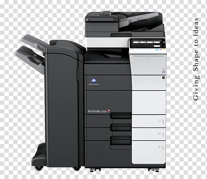 Konica Minolta Multi-function printer copier Standard Paper size, Best Brochure transparent background PNG clipart