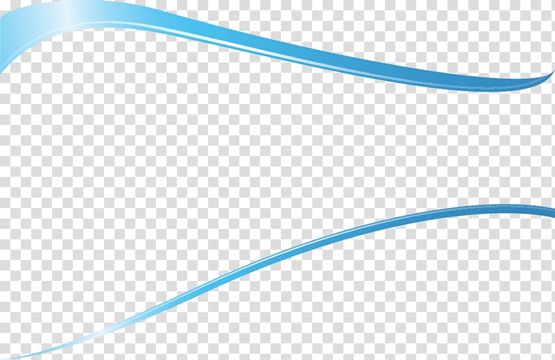 pair of blue lines 3D illustration, Curve Line Shading transparent background PNG clipart