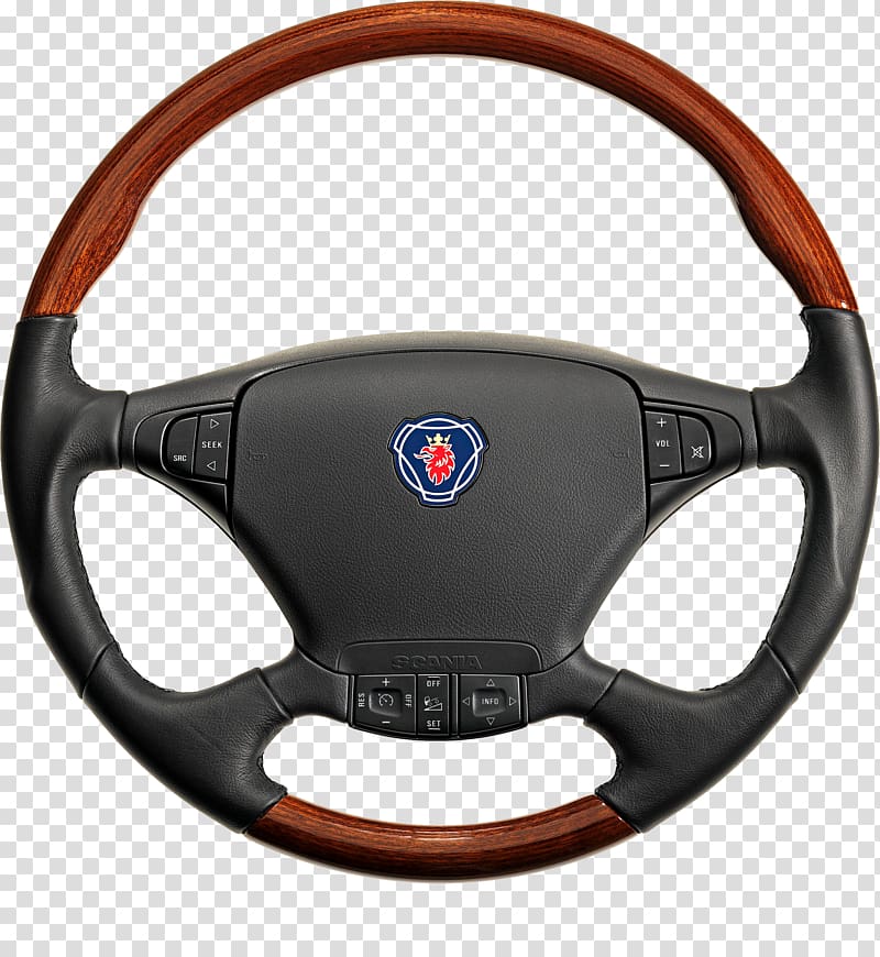 Steering wheel Car Scania Truck Driving Simulator, Steering wheel transparent background PNG clipart