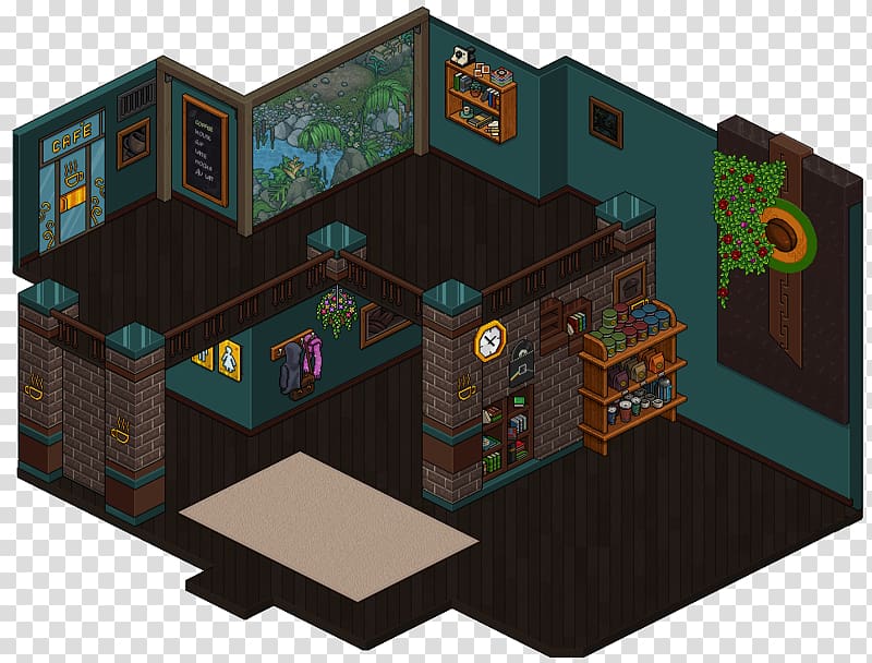 Habbo Cafe Room Game Coffee, Habbo transparent background PNG clipart