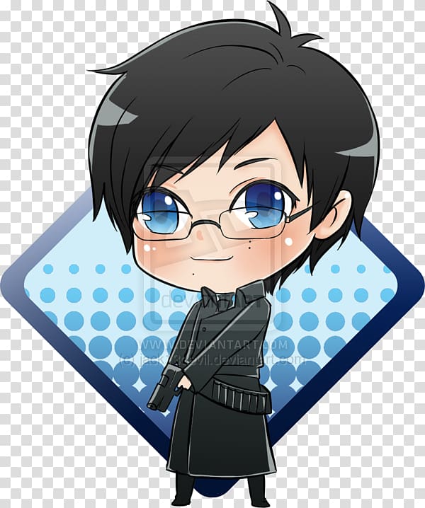 Yukio Okumura Rin Okumura Blue Exorcist Chibi, blue quotes transparent background PNG clipart