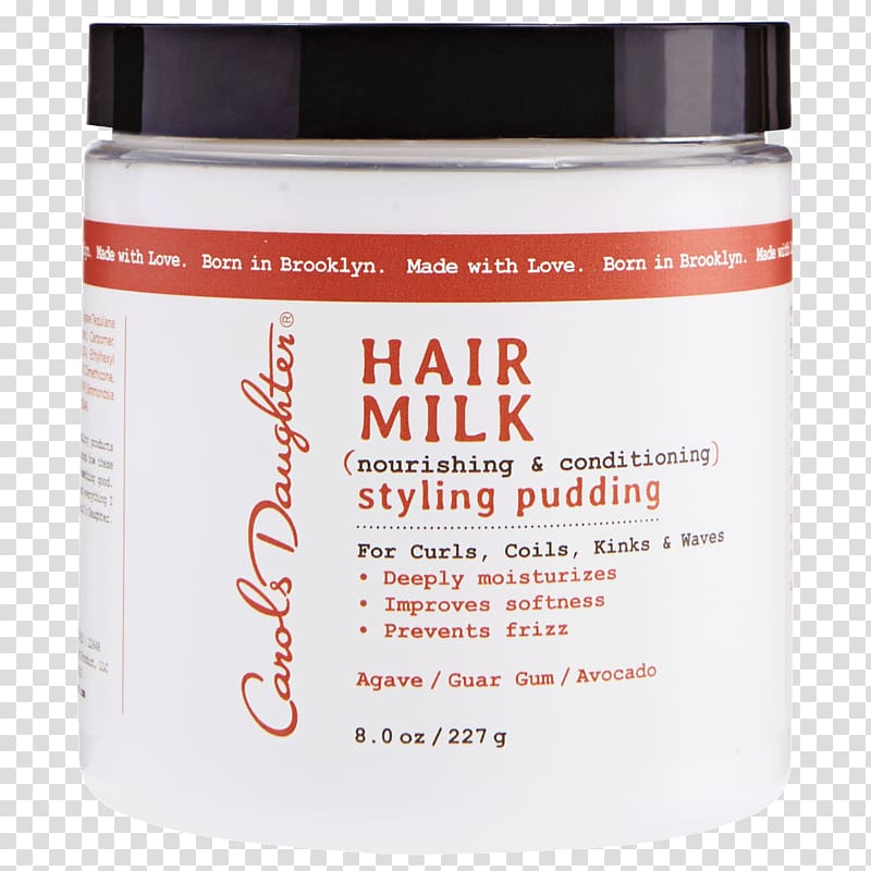 Carol\'s Daughter Hair Milk Original Leave-In Moisturizer Hair Care Carol\'s Daughter Hair Milk Cleansing Conditioner Carol\'s Daughter Hair Milk Nourishing & Conditioning Styling Foam, Milk flow transparent background PNG clipart