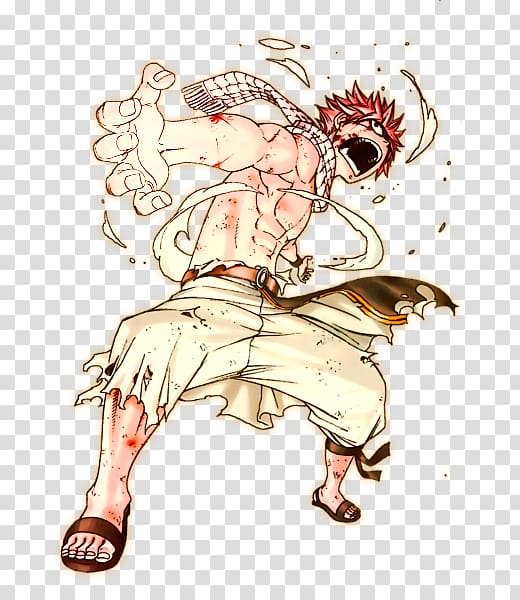 Natsu Dragneel Legendary creature Fairy Tail Dragonslayer, heartagram transparent background PNG clipart