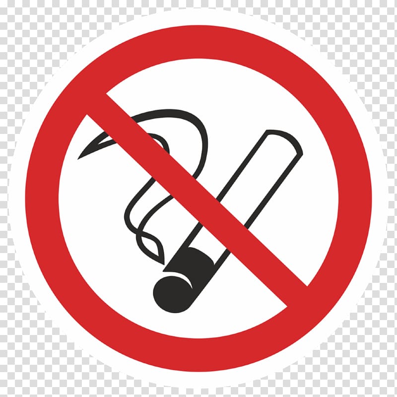 Smoking ban Sign Tobacco smoking Sticker, no smoking transparent background PNG clipart