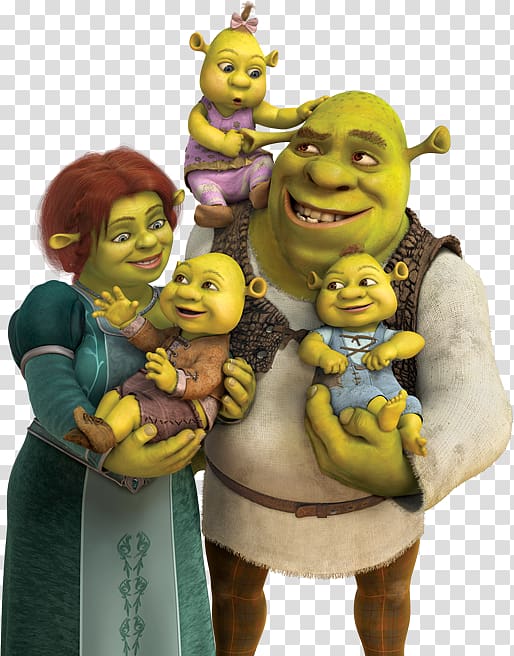 Shrek and Fiona PNG transparent image download, size: 588x772px