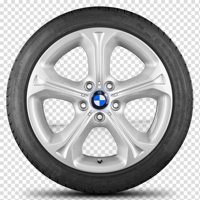 Alloy wheel Car BMW 1 Series Tire, car transparent background PNG clipart