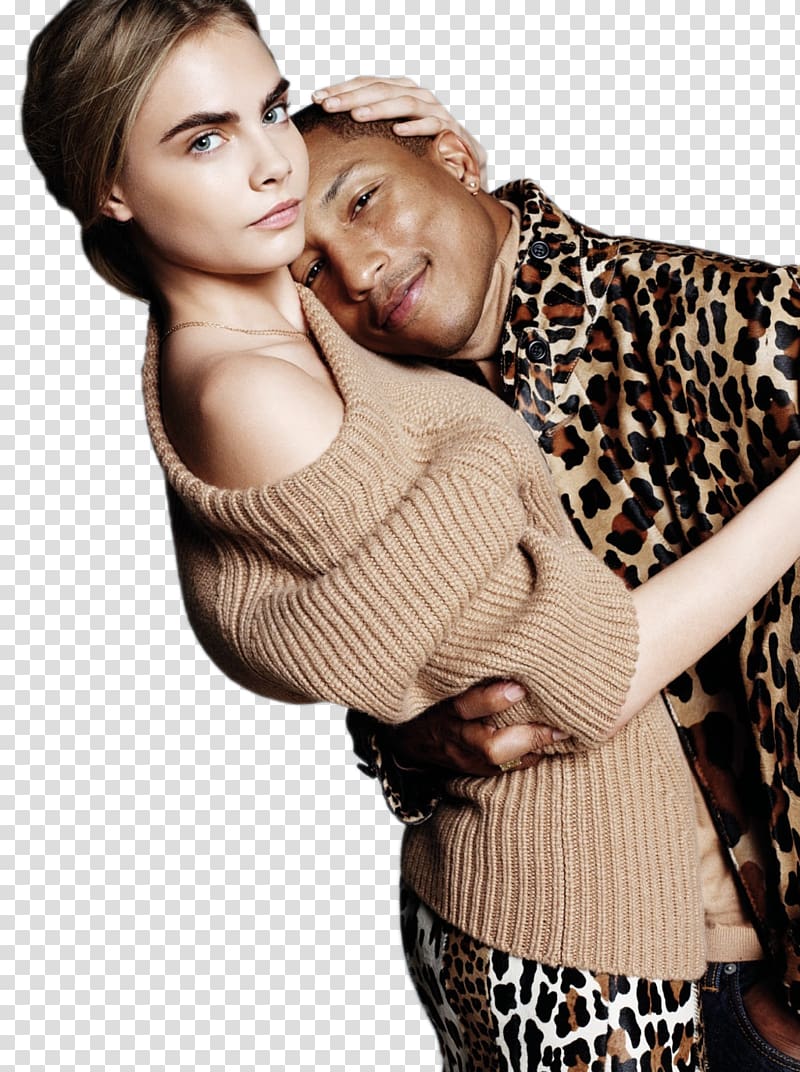 Cara Delevingne Pharrell Williams Vogue Model Musician, cara delevingne transparent background PNG clipart