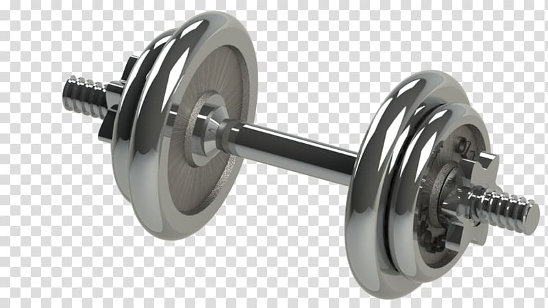 Dumbbell Physical fitness Olympic weightlifting, Hantel transparent background PNG clipart