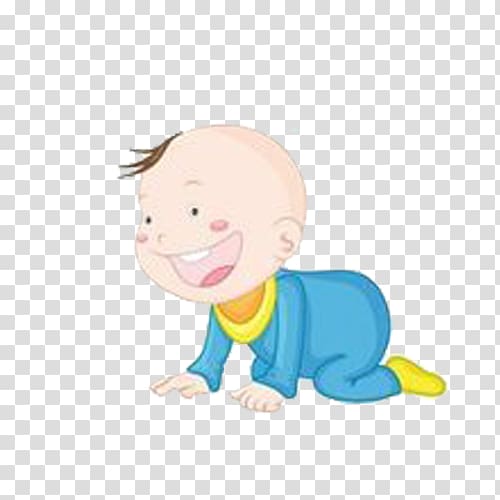 Infant Cartoon , Crawling cute baby transparent background PNG clipart