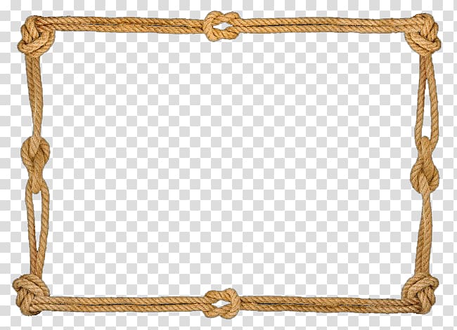 brown knot rope template, Rope frame Molding Hemp, Rope border transparent background PNG clipart