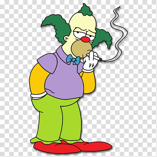 Krusty the Clown Sideshow Bob Bart Simpson The Simpsons, Bart Simpson transparent background PNG clipart