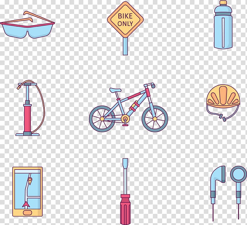 Cogs Bicycle Cycling, Bike riding glasses transparent background PNG clipart