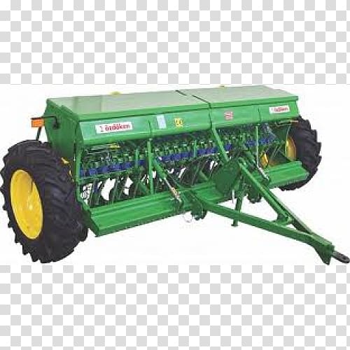Tractor Machine Seed drill Agriculture, tractor transparent background PNG clipart