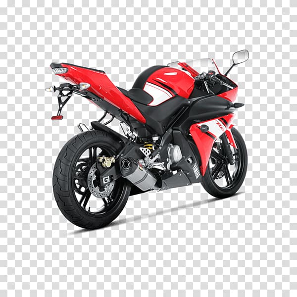 Yamaha YZF-R125 Yamaha Motor Company Exhaust system Motorcycle, Yamaha Yzfr25 transparent background PNG clipart