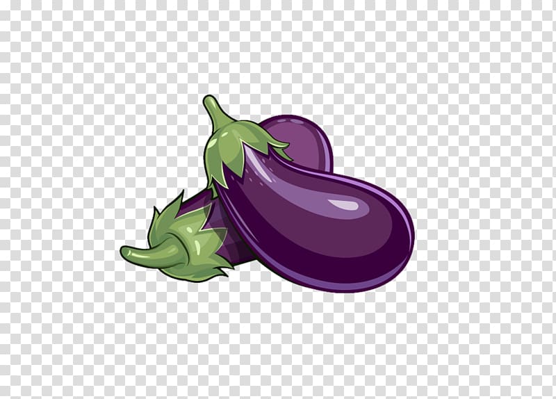 Vegetable Eggplant Drawing Illustration, Hand-painted eggplant transparent background PNG clipart