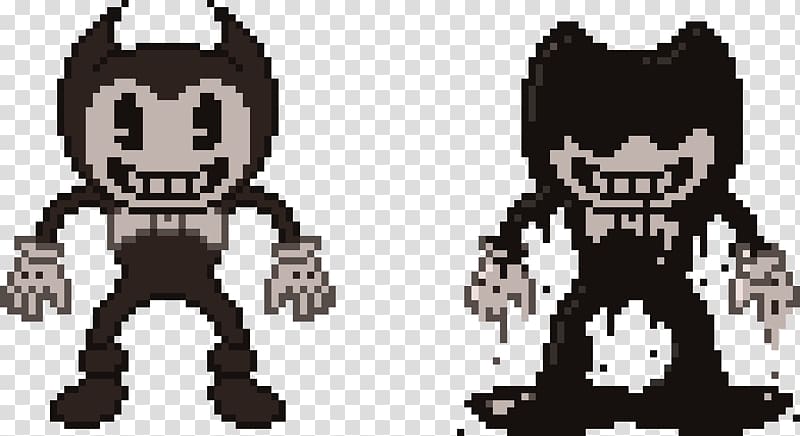 Bendy and the Ink Machine Pixel art, Animation transparent background PNG clipart