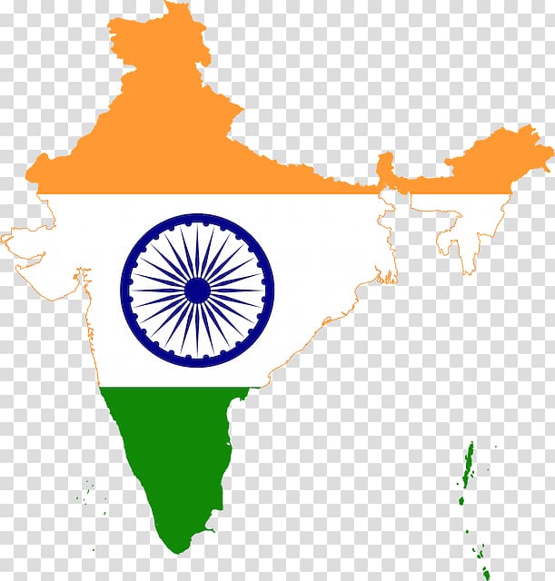 Flag of India Map National flag, India transparent background PNG clipart