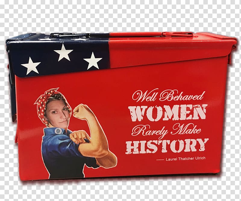 Ammunition box Military Iraq, girl power rosie riveter transparent background PNG clipart