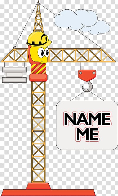 Gantry crane Construction graphics Illustration, funny weight lifting heavier weights transparent background PNG clipart