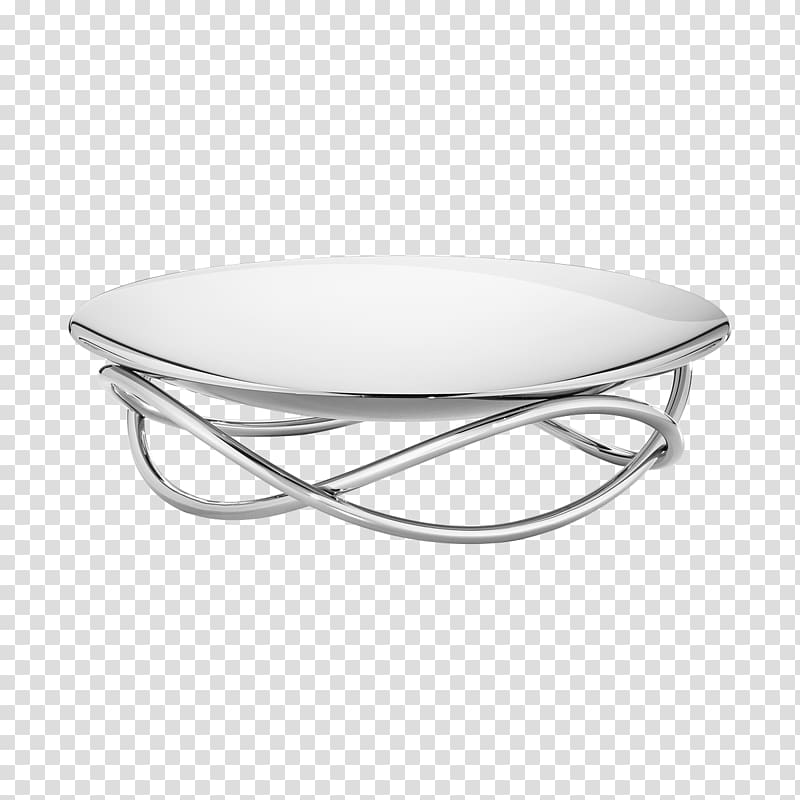 Tray Silver Stainless steel Bowl, Steel dish transparent background PNG clipart
