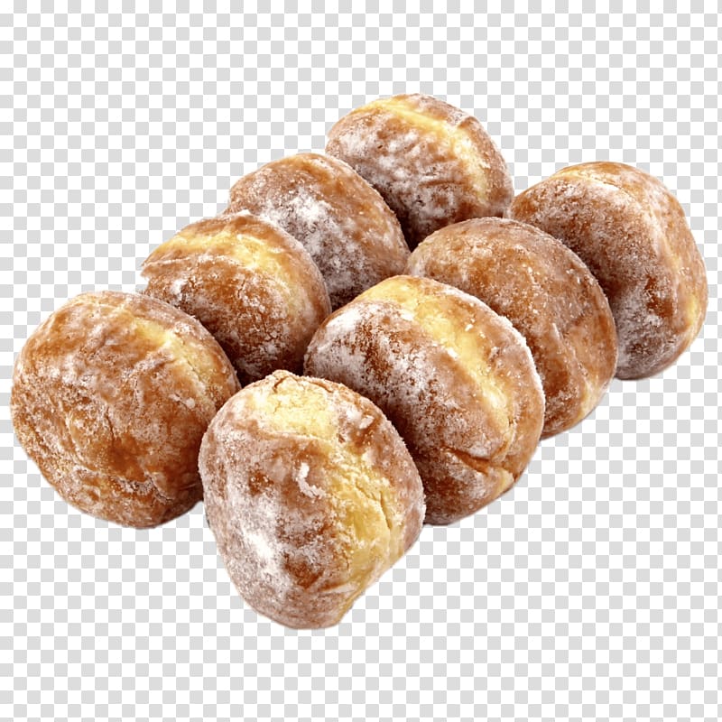 baked pastries, Beignets transparent background PNG clipart
