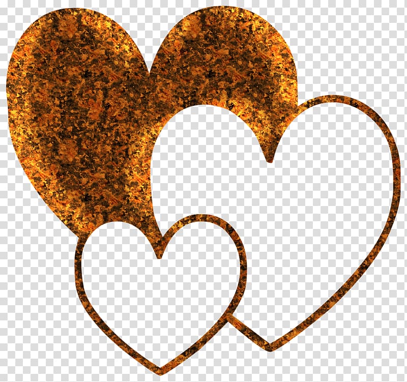 Computer Icons CorelDRAW, Golden Heart transparent background PNG clipart