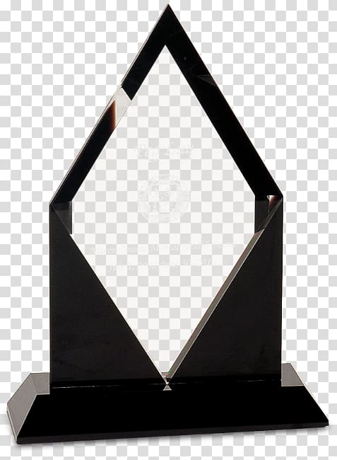 Trophy Rectangle, award glass transparent background PNG clipart