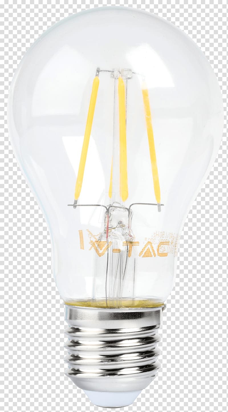 Incandescent light bulb LED lamp LED filament, violet filament transparent background PNG clipart