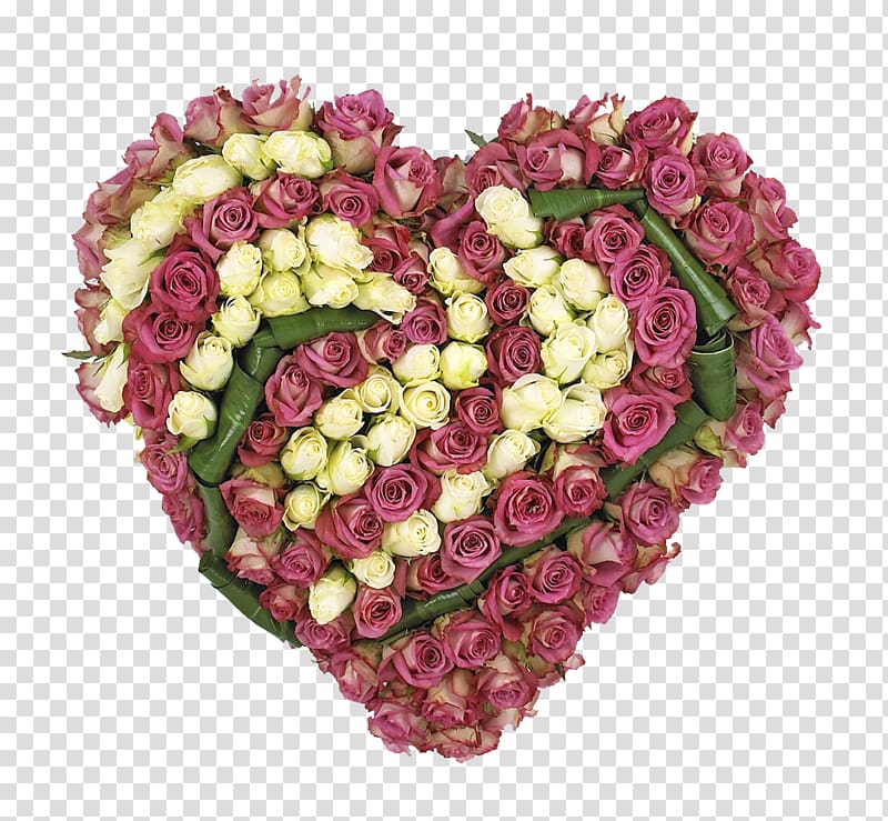 Garden roses Flower bouquet Cut flowers Heart, Choix Des Plus Belles Fleurs transparent background PNG clipart