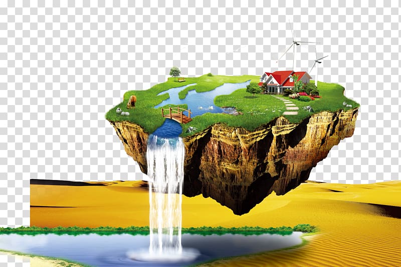 Earth Planet Natural environment Sustainability, Creative Creative island transparent background PNG clipart