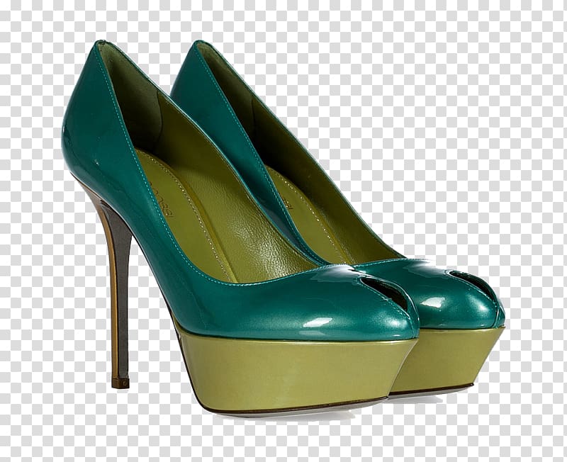 Green Peep-toe shoe Court shoe High-heeled shoe, Peeptoe Shoe transparent background PNG clipart