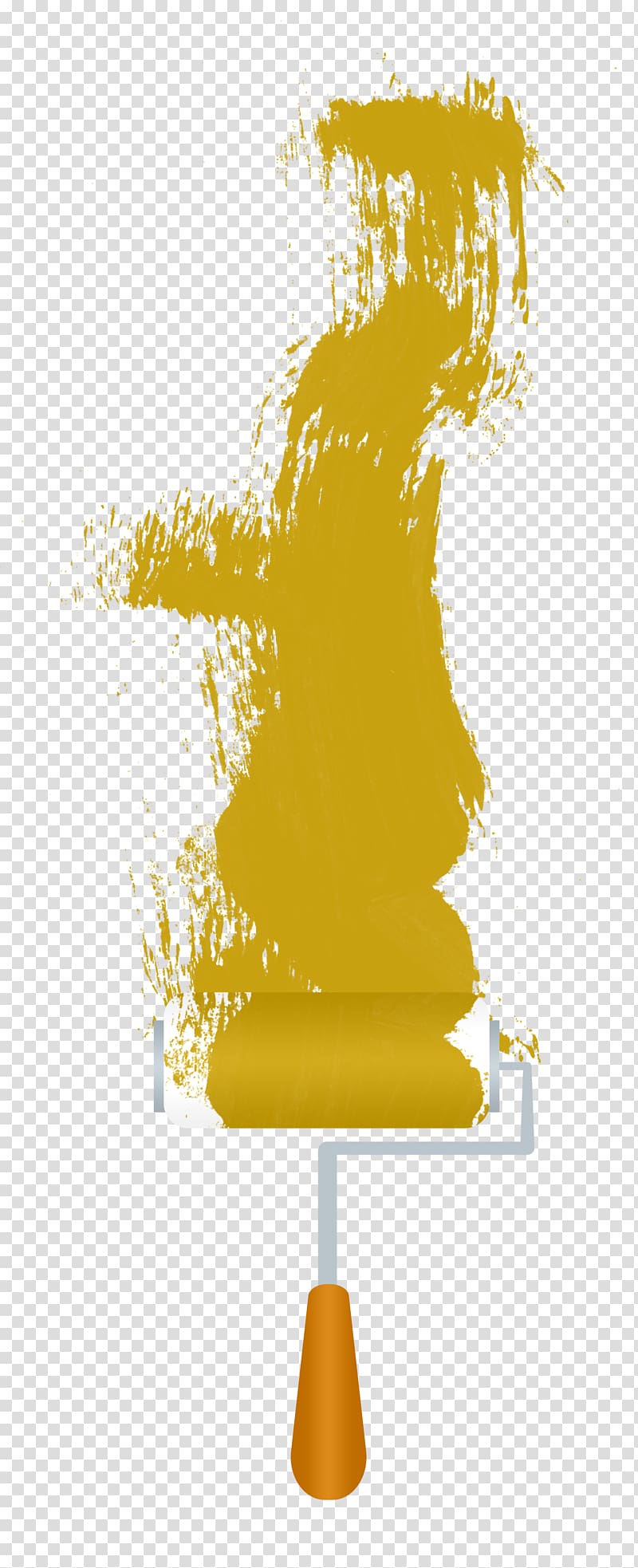 paint roller painted yellow on wall , Graffiti Art Illustration, Graffiti transparent background PNG clipart
