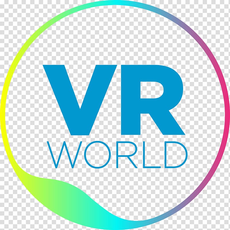VR World NYC Virtual reality Logo , HTC Vive Virtual Reality Headset transparent background PNG clipart